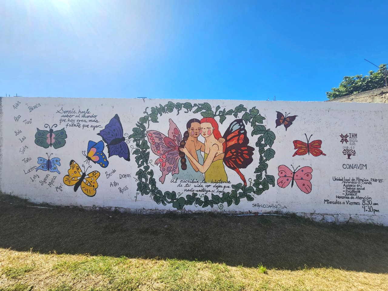 Mural en Atotonilco el Grande celebra la sororidad y la lucha contra la violencia