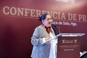 Elizabeth Quintanar, tiular de la Secretaría de Turismo del estado de Hidalgo