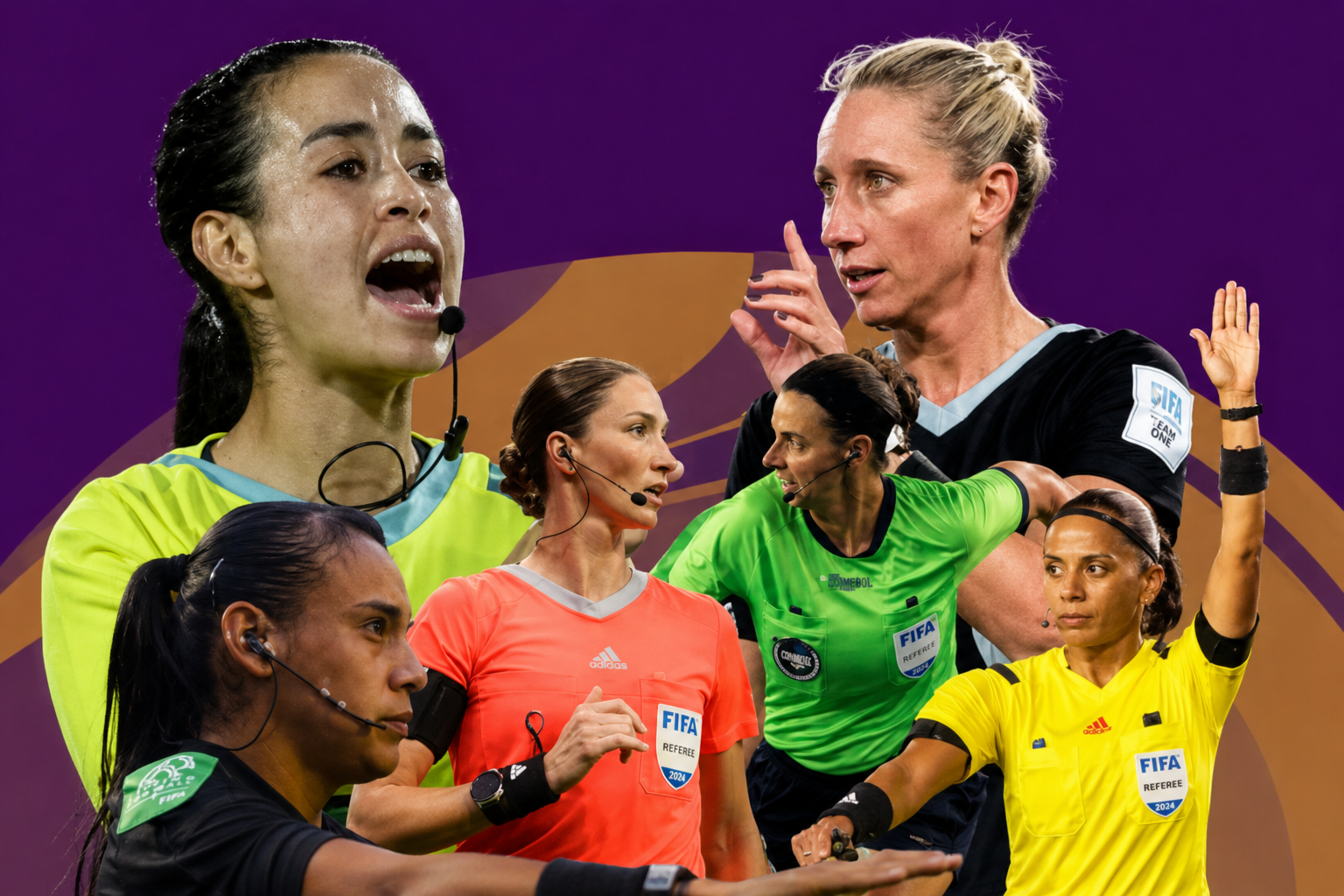 Seis árbitras hacen historia en el Mundial 2026