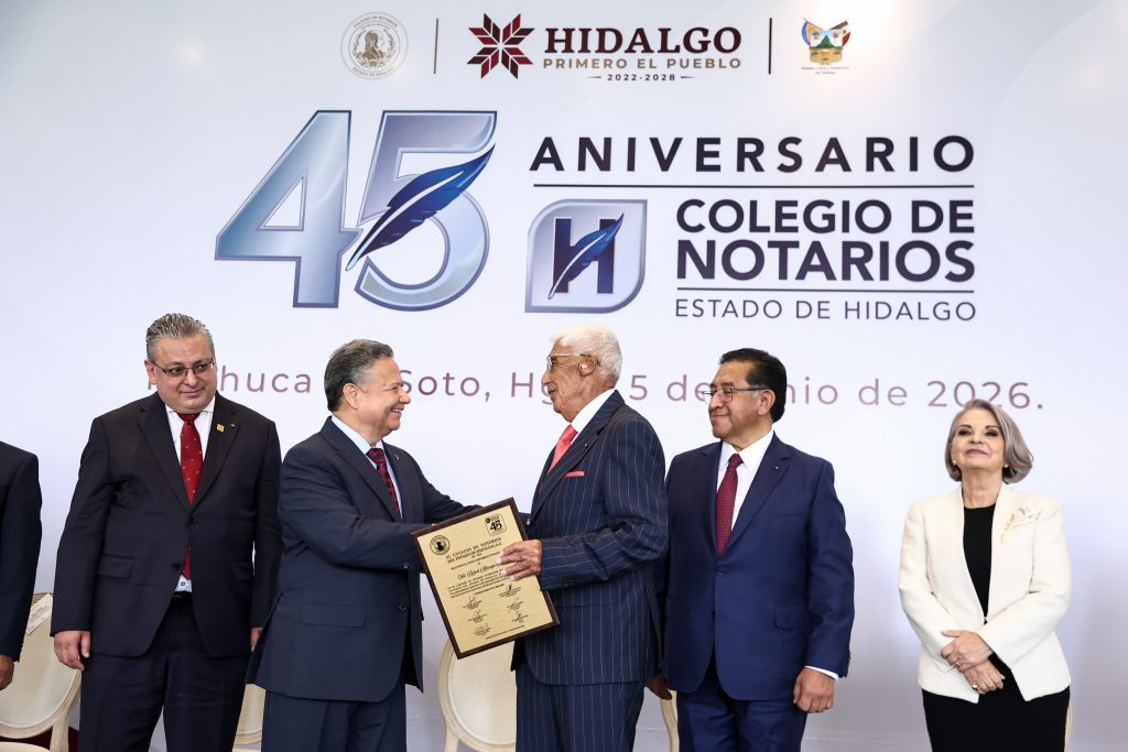 El Colegio de Notarios del Estado de Hidalgo, cumple función social