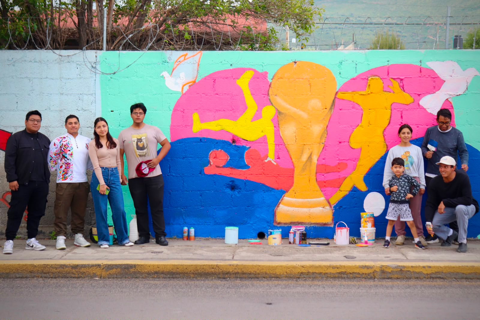 Inhjuve interviene espacios públicos con la Jornada Nacional de Murales y Mosaicos