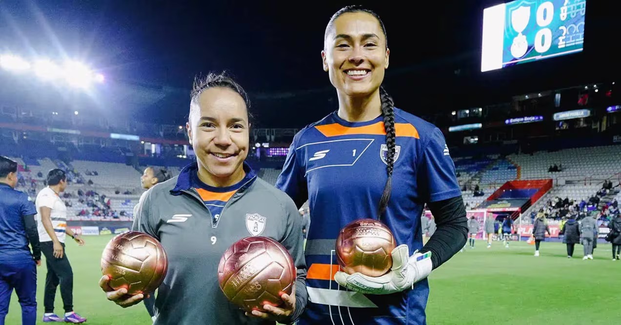 Charlyn Corral y Esthefanny Barreras vuelven a hacer historia: las Tuzas se llevan el Balón de Oro