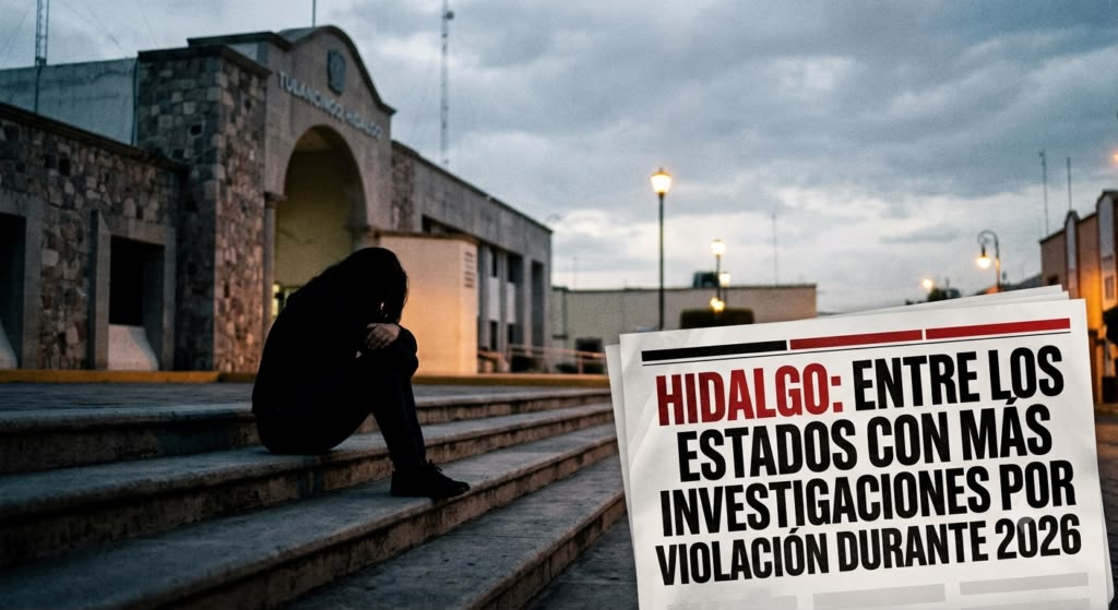 Hidalgo se posiciona en sexto lugar nacional en denuncias por violación