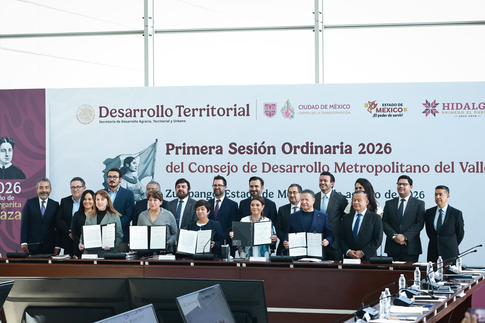Ocho municipios de Hidalgo se integran a la Zona Metropolitana del Valle de México