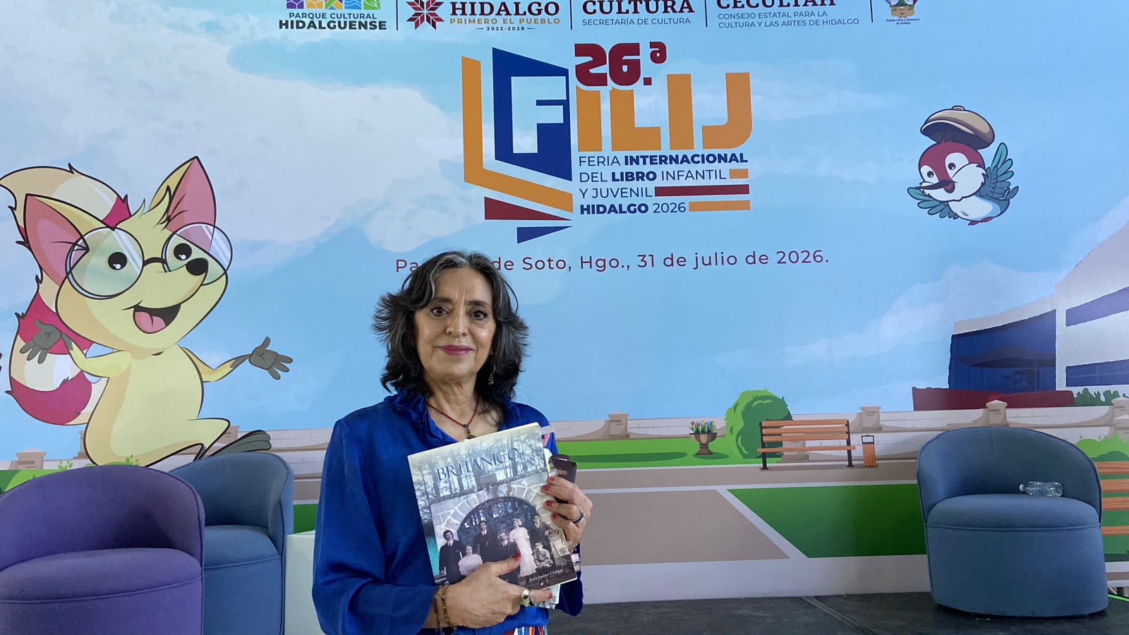 Aída Suárez invita a niñas y niños a convertirse en periodistas por un día en la FILIJ Hidalgo 2026