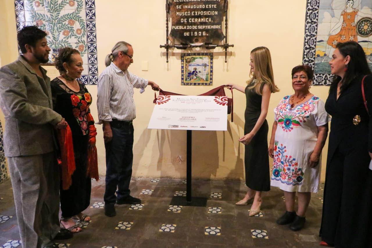 Puebla conmemora los 100 años del Museo de arte popular ex convento de Santa Rosa