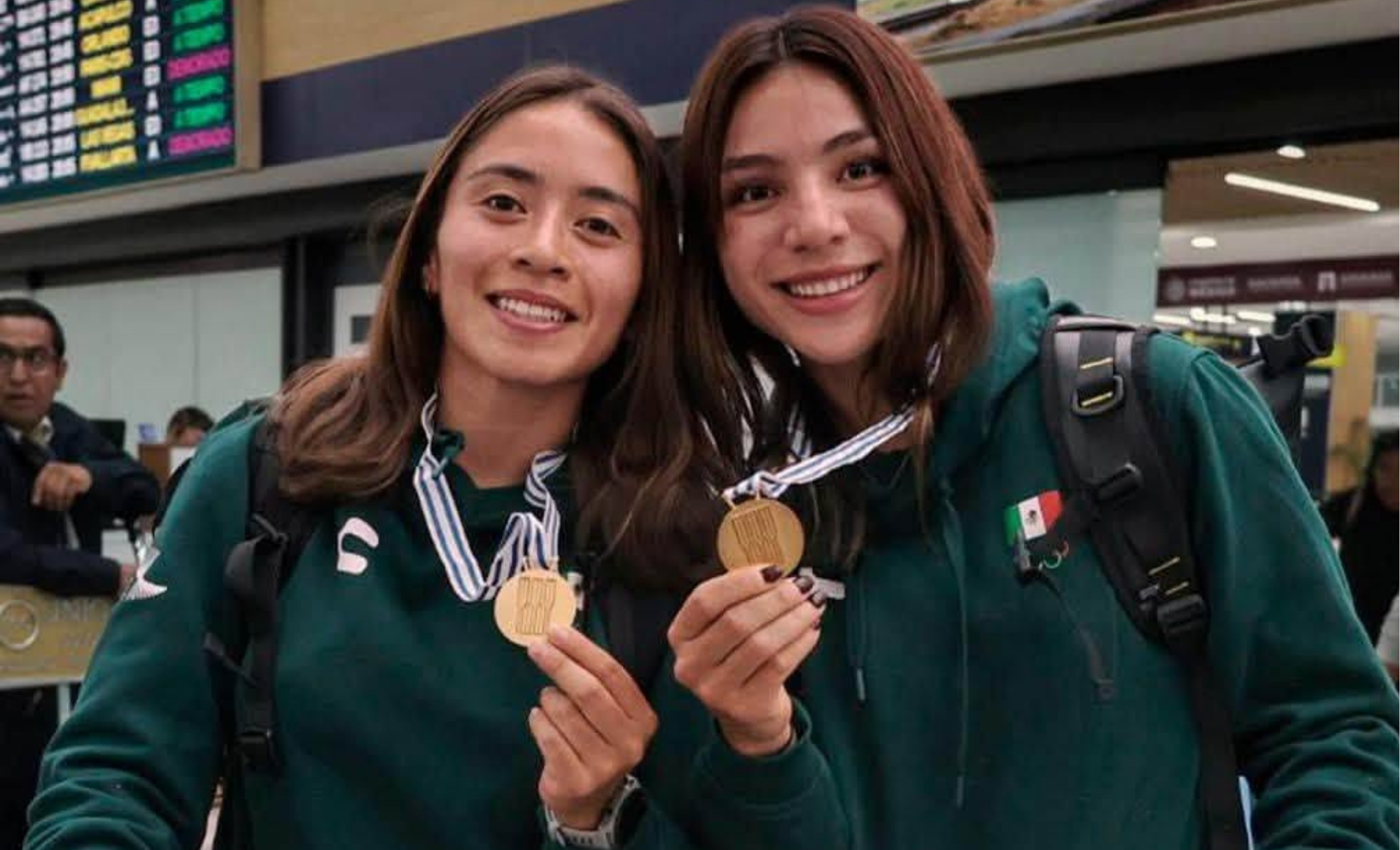 Melissa Márquez y Aylin Ibarra regresan a México con el oro del Mundial de Remo