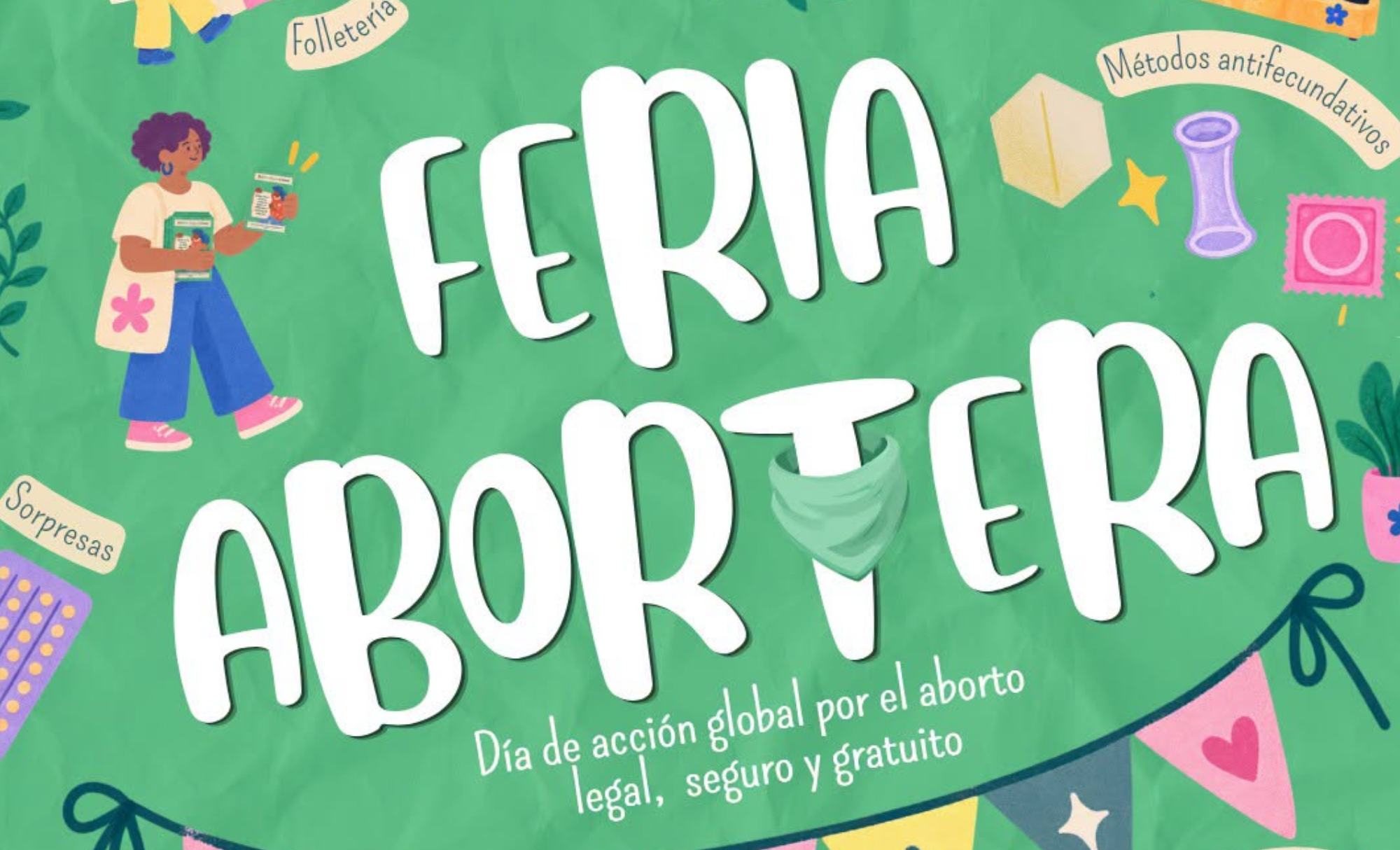 Feria Abortera llegará al Reloj de Pachuca para hablar de aborto y salud sexual
