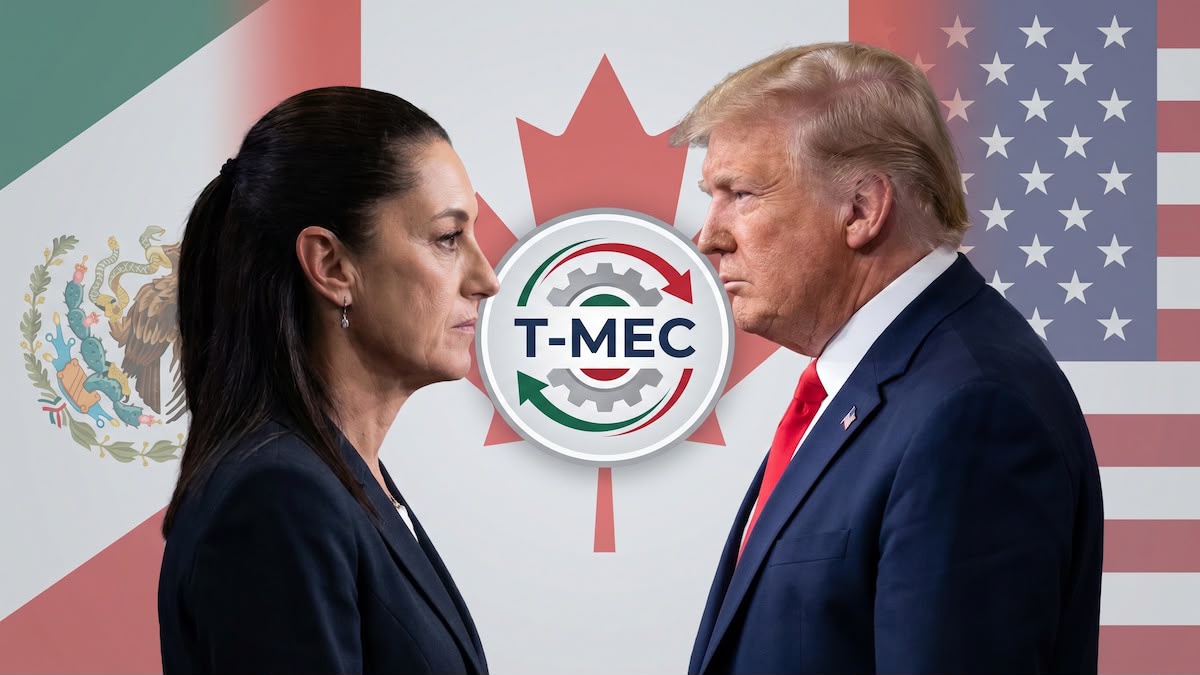 Revisión del T-MEC: Sheinbaum y Trump se acercan a un acuerdo, pero abren nuevos frentes de negociación