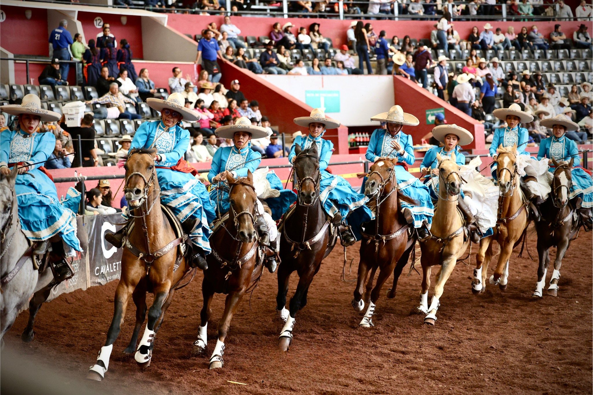 Escaramuzas de Hidalgo: mujeres que hicieron arte el montar a caballo